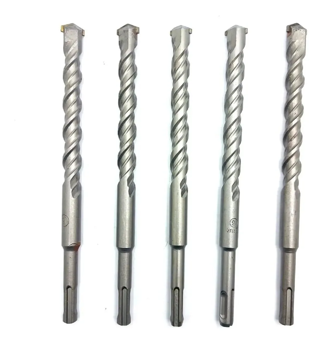 5x Broca Sds Plus Alvenaria E Concreto 08x300mm Fertak