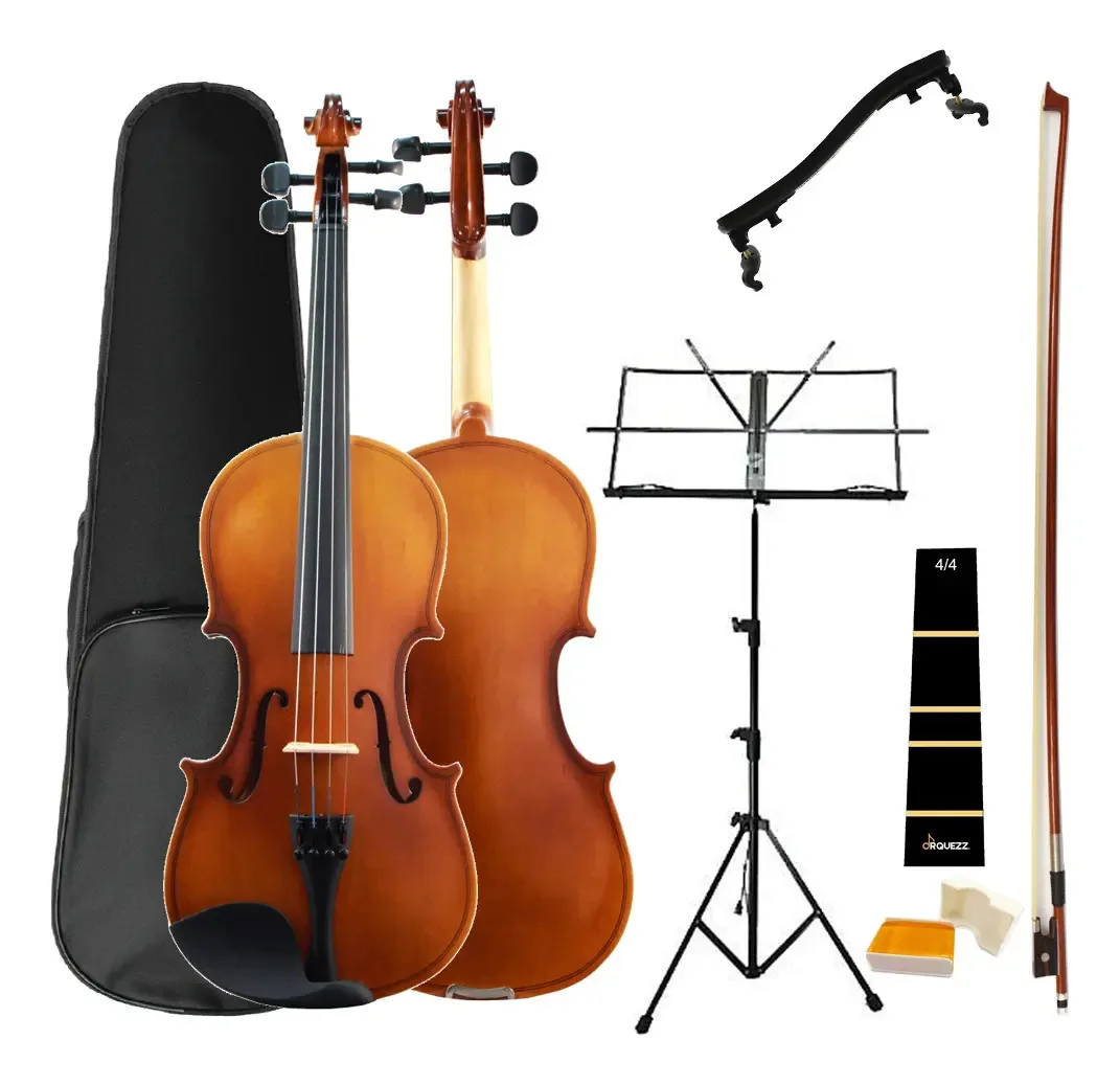 Violino Orquezz Iniciante + Estante + Arco + Breu Espaleira