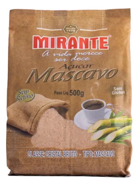 Acucar Mascavo Mirante 500g