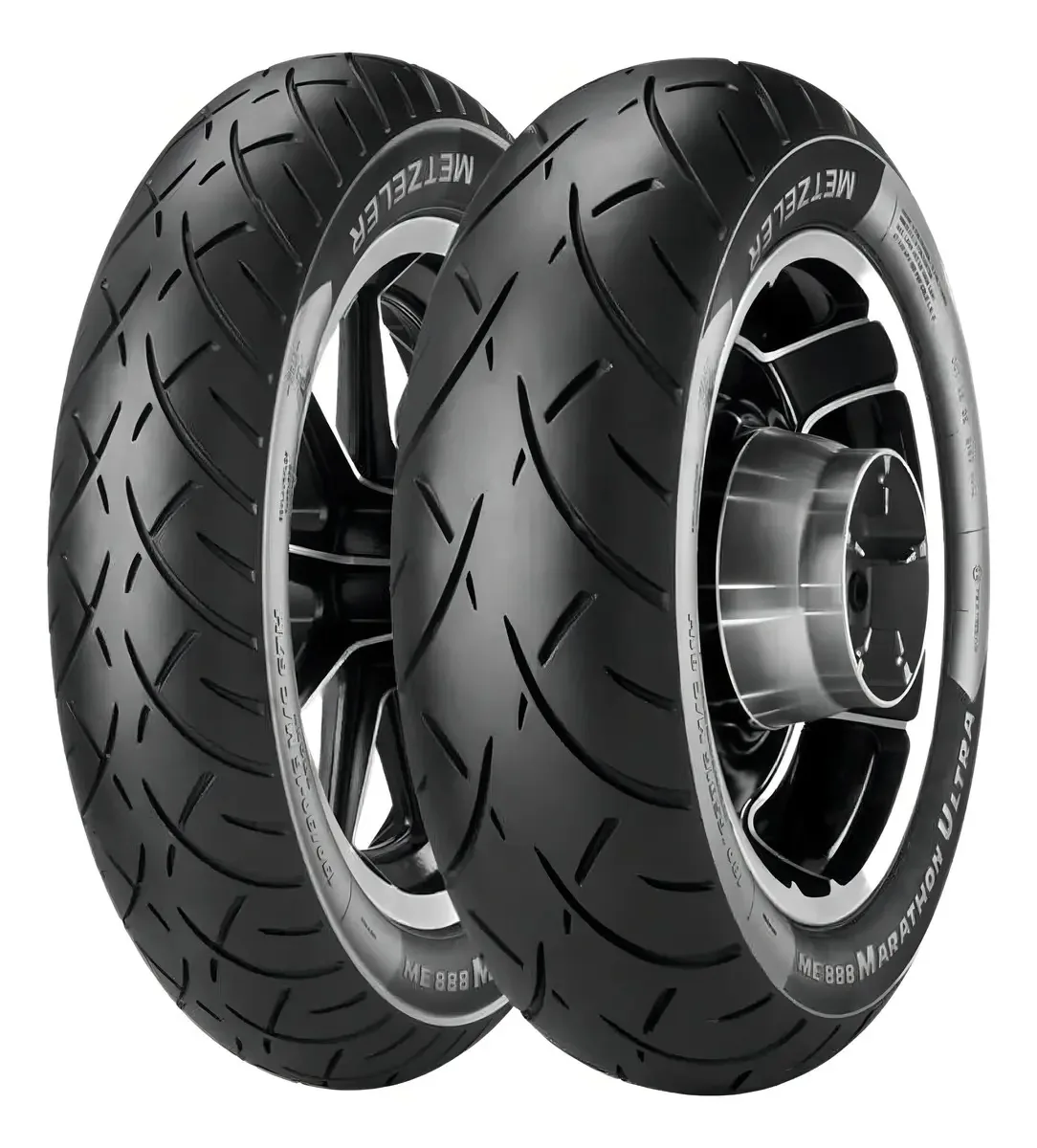 Pneus Moto Metzeler ME888 Faixa Branca p/ Roadster 130/90-16 e 170/80-15