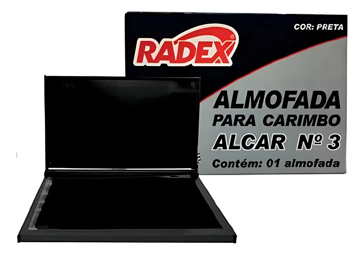 Almofada P/carimbo N.3 Preta
