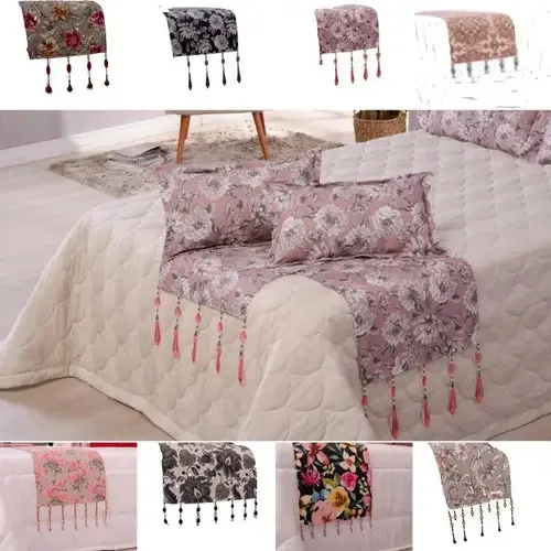 Manta Decorativas Kit Pezeiras Anti Mancha Muito Resistente