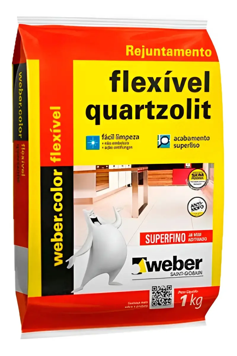 Rejunte Ceramicas Flexivel Cinza Outono 1kg