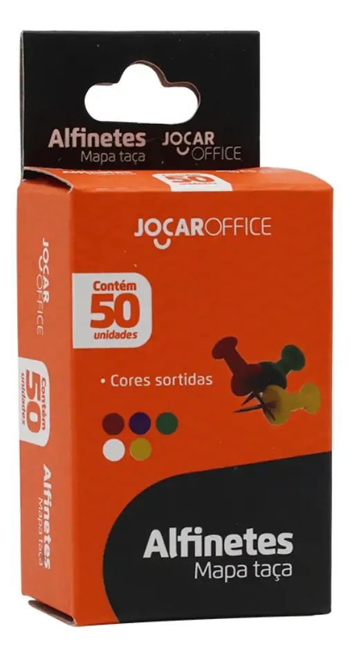 Alfinete Mapa Tipo Taca Cx/50 Un Office