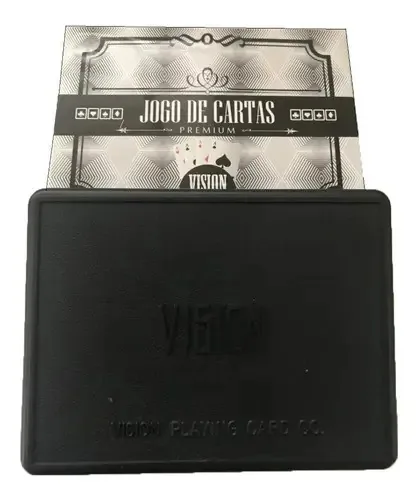 Jogo De Baralho Vision - 100% Plastico - 2 Baralhos