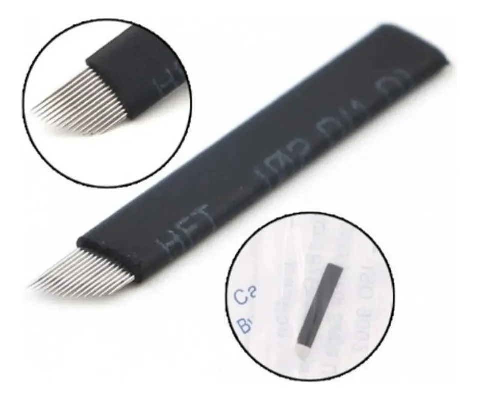 Laminas Tebori Microblading Ultra Fina Lamina Nano 0,18mm 50