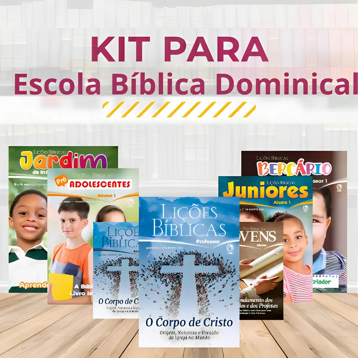 Kit De Revistas Ebd Lições Bíblicas Ebd 1 ° Trimestre Cpad