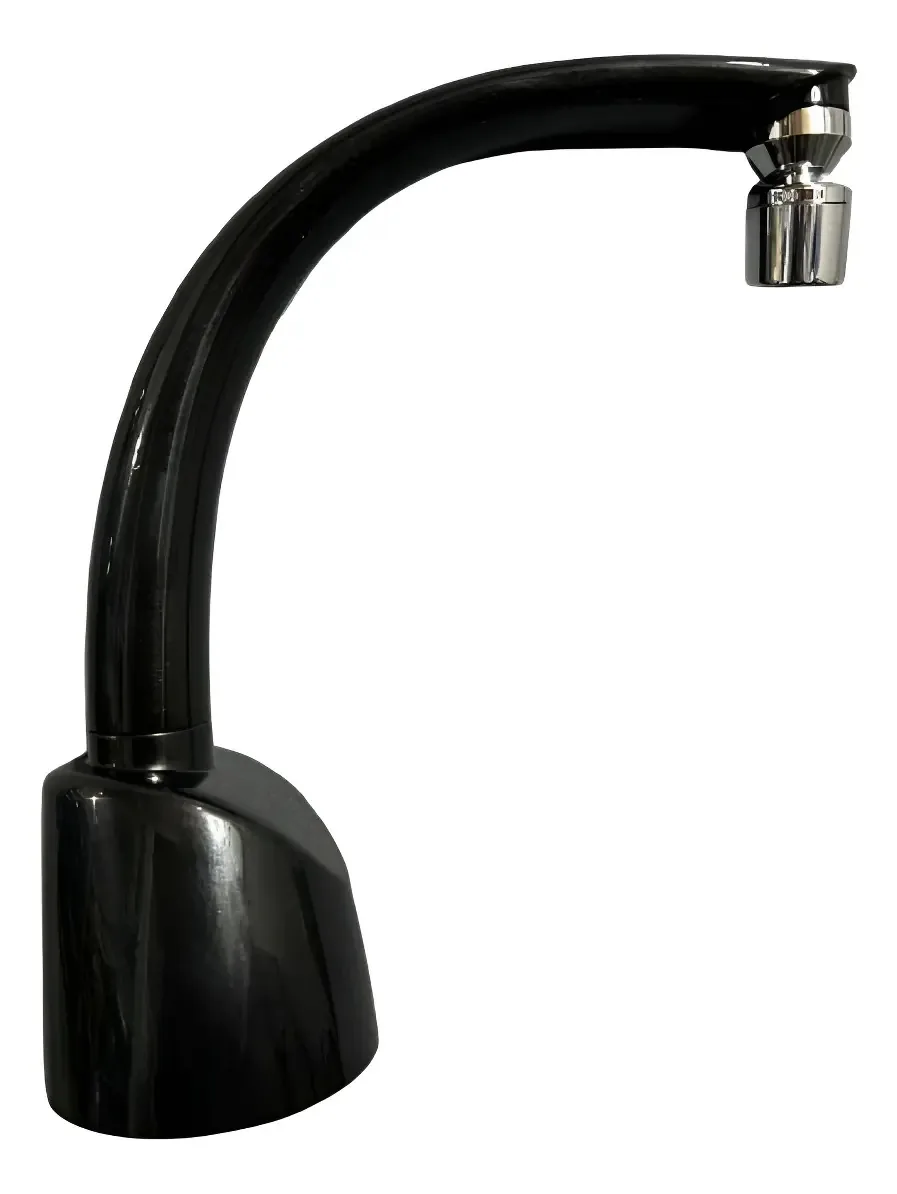 Bica com Arejador Torneira Elétrica Prima Touch Preta 220V Zagonel