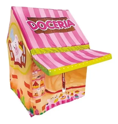 Barraca Infantil Com Toldo Salão De Beleza