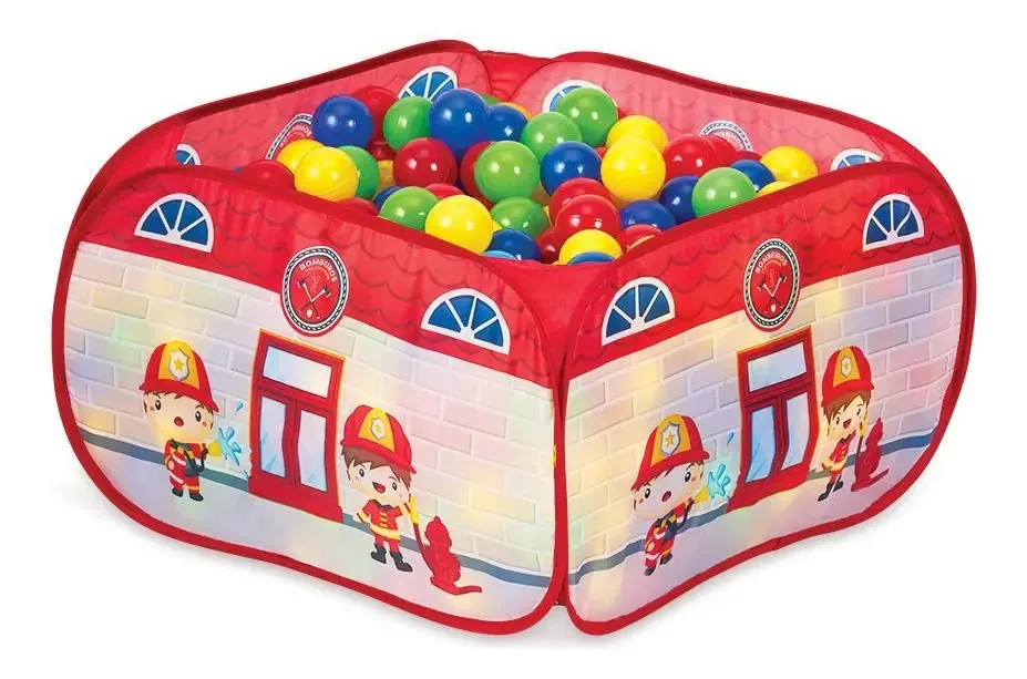 Piscina De Bolinhas Infantil Bombeiros