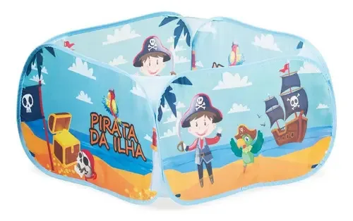 Piscina De Bolinhas Infantil Pirata Da Ilha