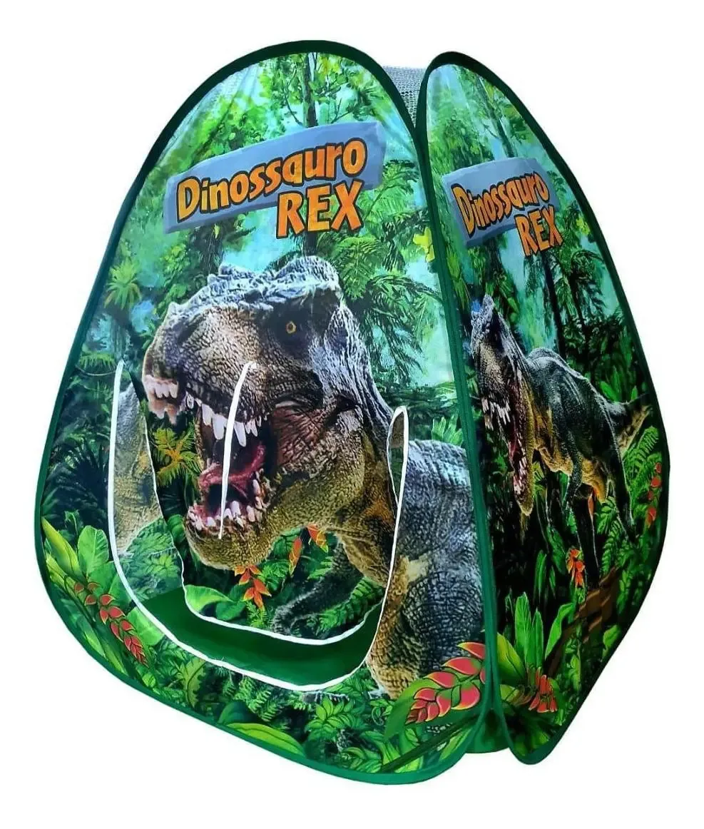 Toca Barraca Infantil Dobrável Pop Up Dinossauro Rex