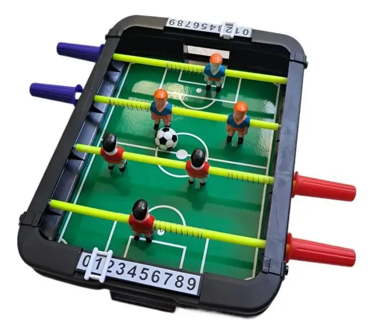 Futebol Totó Compacto Mini Pebolim De Mesa