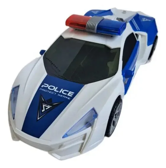 Experiência De Primeira Carrinho Policial Musical