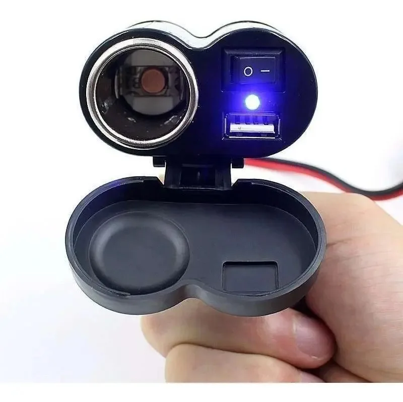 Carregador Tomada Moto Usb 12v Universal