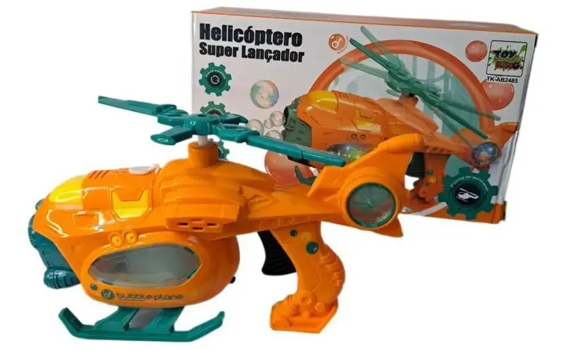 Aventura Musical Helicóptero Bolhante E Melódico Festa Verão
