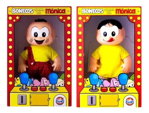 Turma Da Monica Bonecos Classicos Magali E Cascão