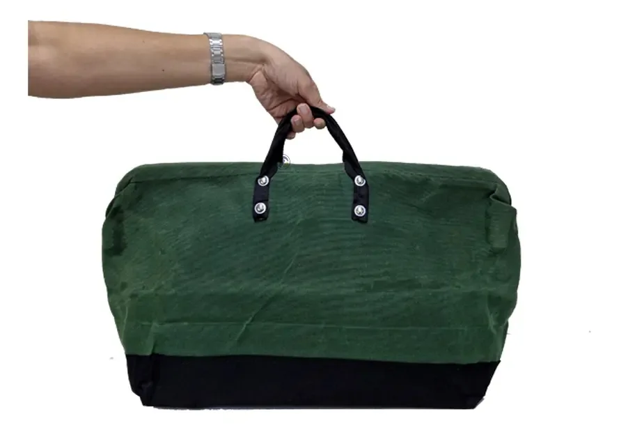 Bolsa De Lona Para Ferramentas Epis Acessórios Diversos Cor Verde