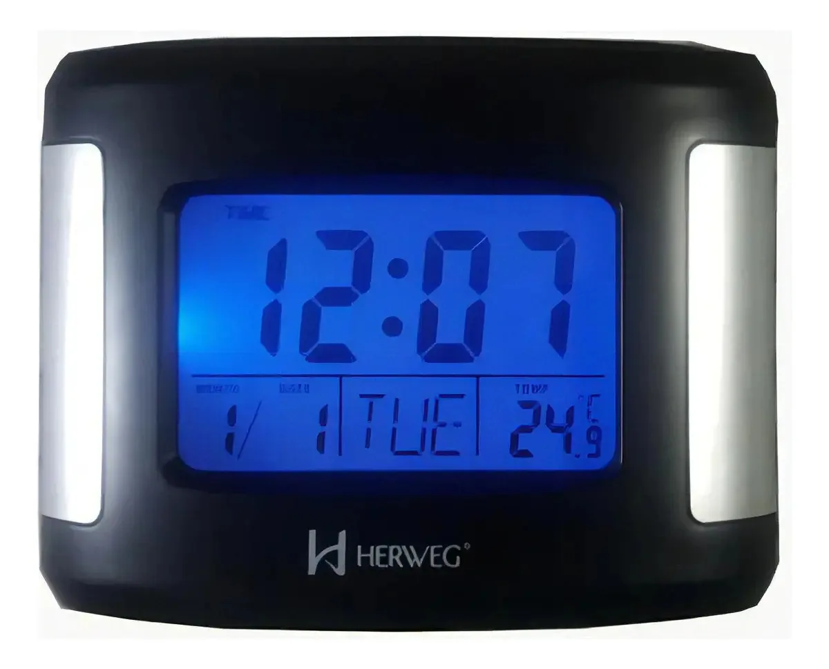 Despertador Herweg 2970034 Preto