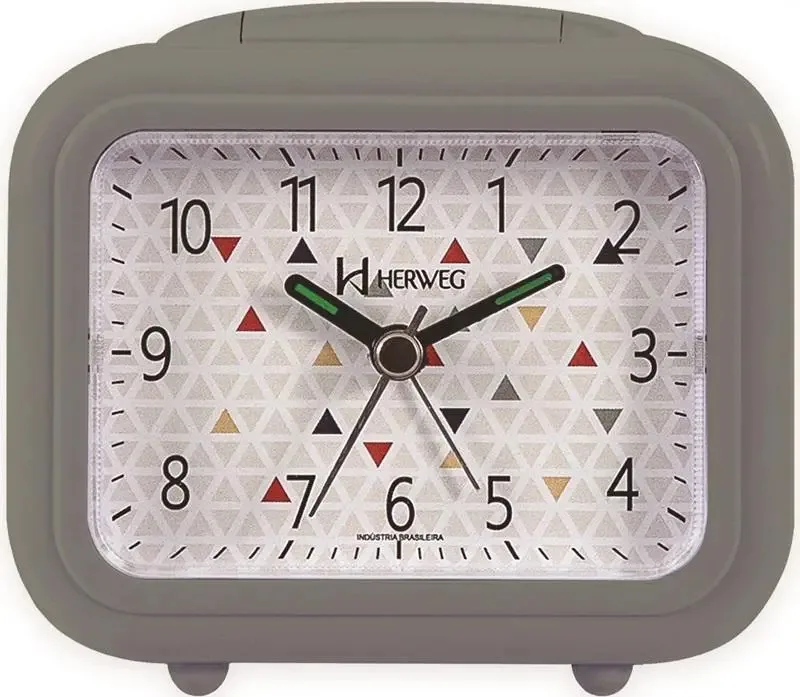 2651 Despertador Quartz Cinza