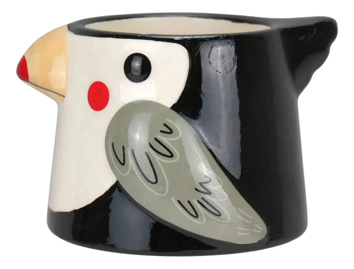 Cachepô Vaso Decorativo Home&co Cerâmica 7x9x10cm Cinza Vaso Cachepó