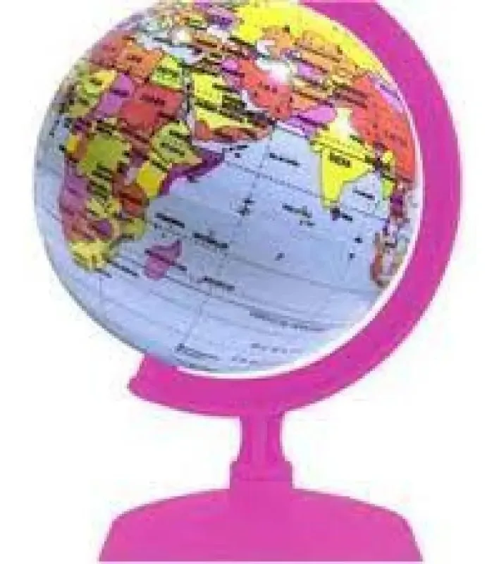 Globo Terrestre 10cm Baby Millenium Rosa-311693