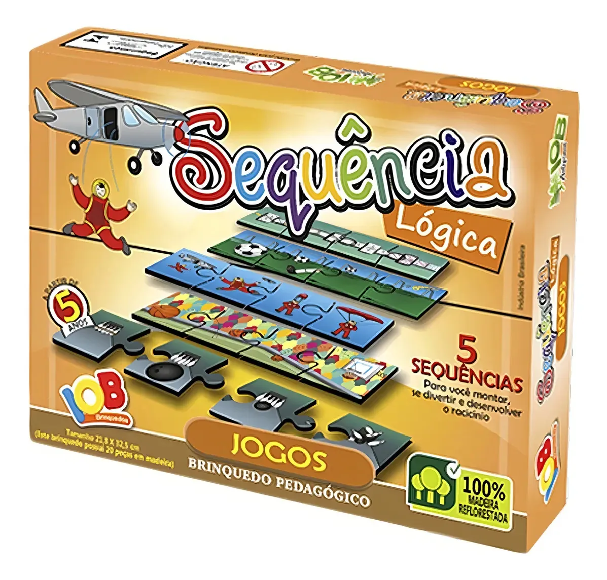 Jogo Sequência Lógica Jogos Pedagógicos Desenvolvimento Iob