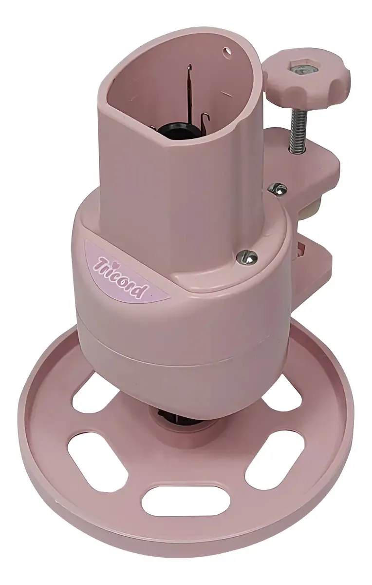 Maquina De Tricotin Em Abs Rosa - Tricord Easy