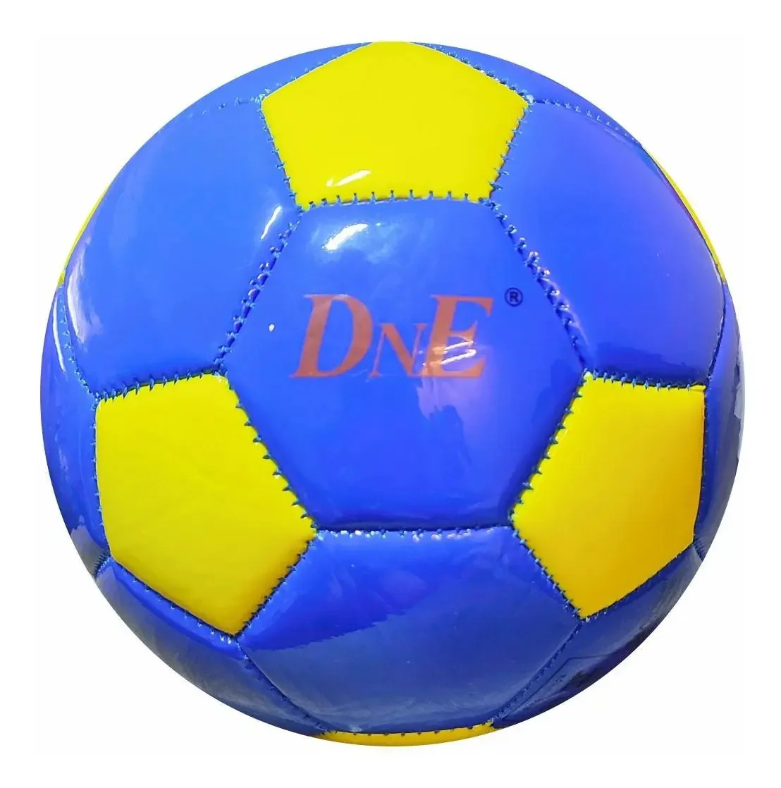 Kit 5 Mini Bolas De Futebol Costurada Azul