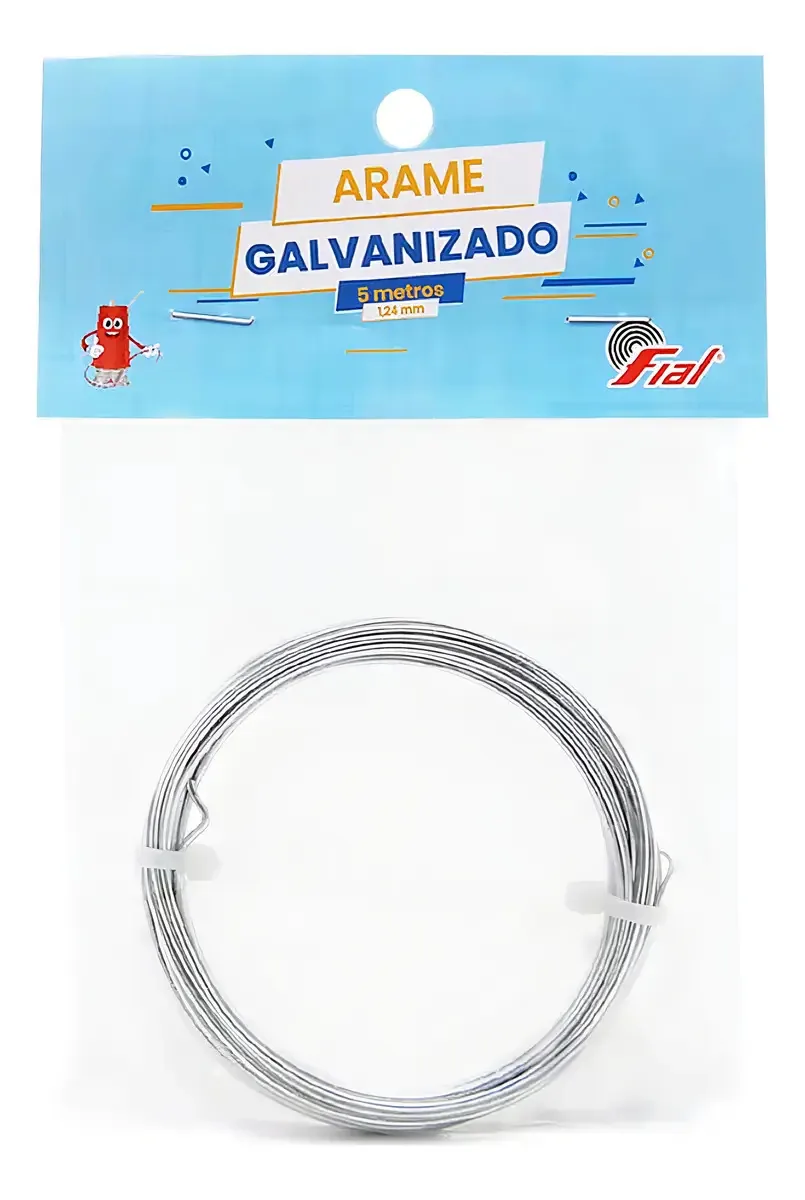 Arame Galvanizado 1,24mm 5m - Fial