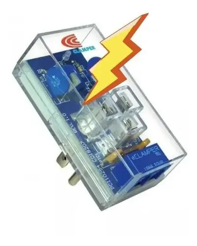 Protetor de raios elétrico Telmex e-Clamper Modem