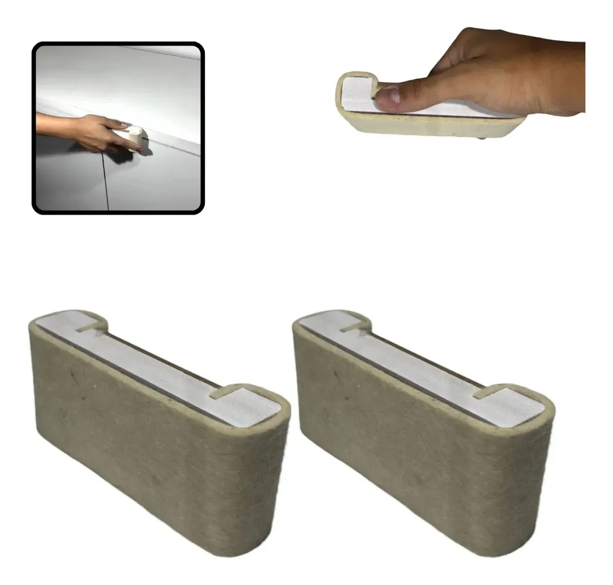 Kit 2un Aplicador Fita De Borda Em Mdf Mdp Aperta E Limpa Cor Branco