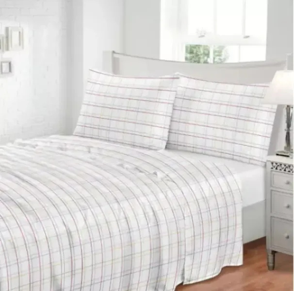 Jogo Cama Casal Toque Seda Maciez 300 Fios 3 Peças