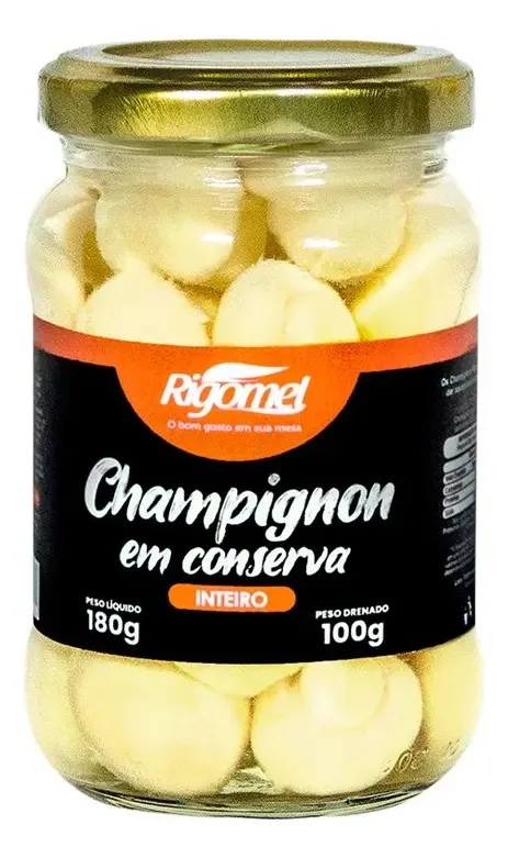 Champignon Inteiro Em Conserva Rigomel 100g