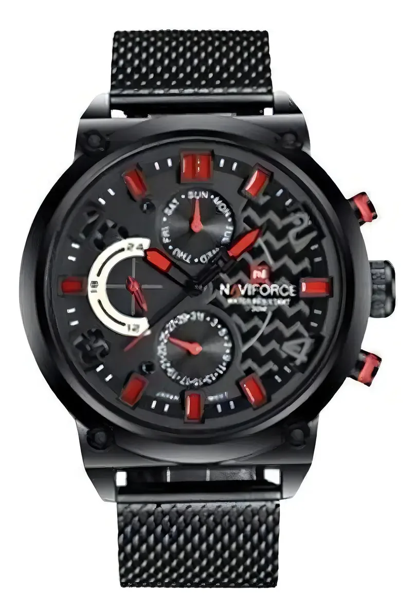 Relógio De Pulso Masculino Naviforce 9068 Brb