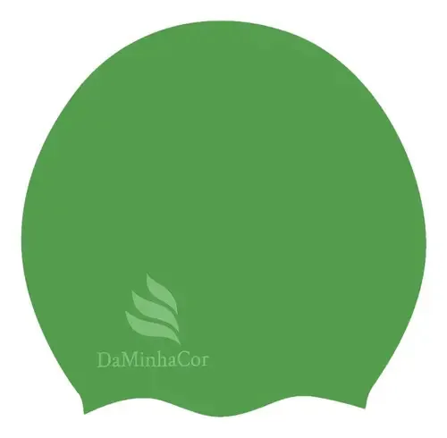Touca Natação Afro M Daminhacor Silicone Verde