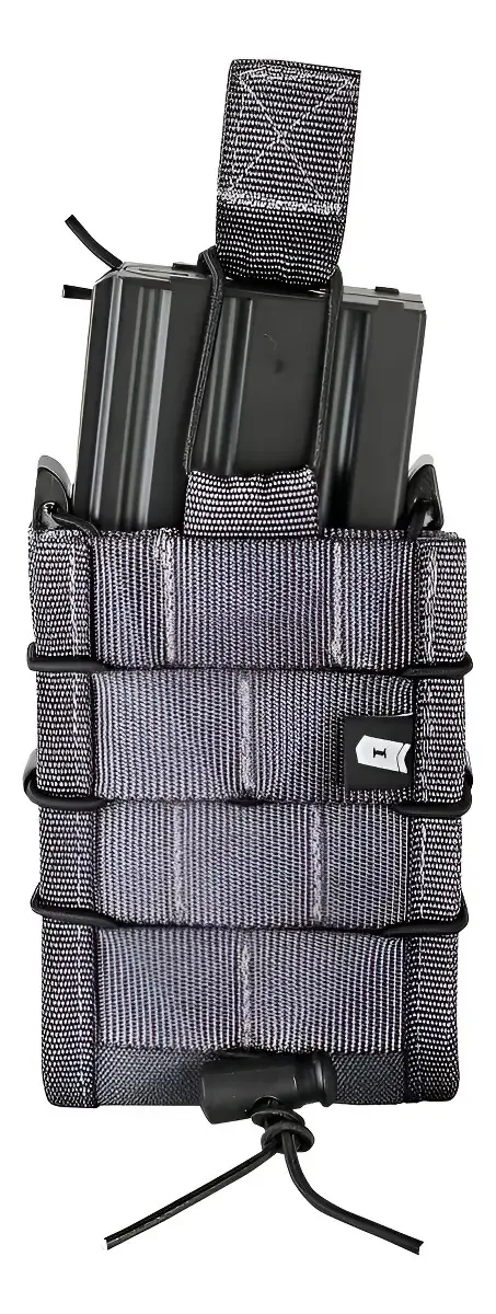 Porta Carregador Fast Mag 5.56 Cinza Bandeirantes Cordura