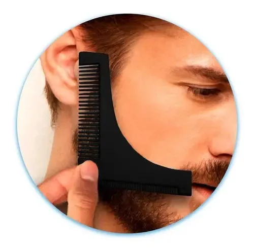 Pente e Alinhador de Barba Caprichosa para Um Alinhamento Perfeito