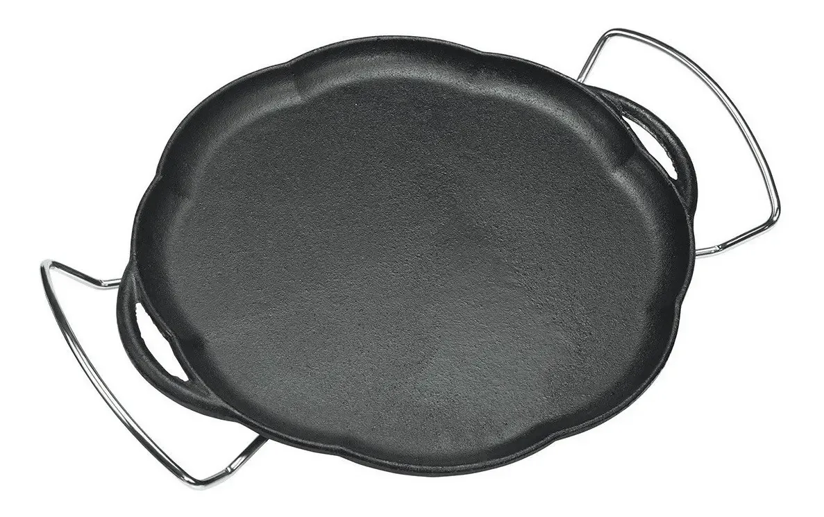 Chapa Petisco Redonda Com Suporte 20 Cm