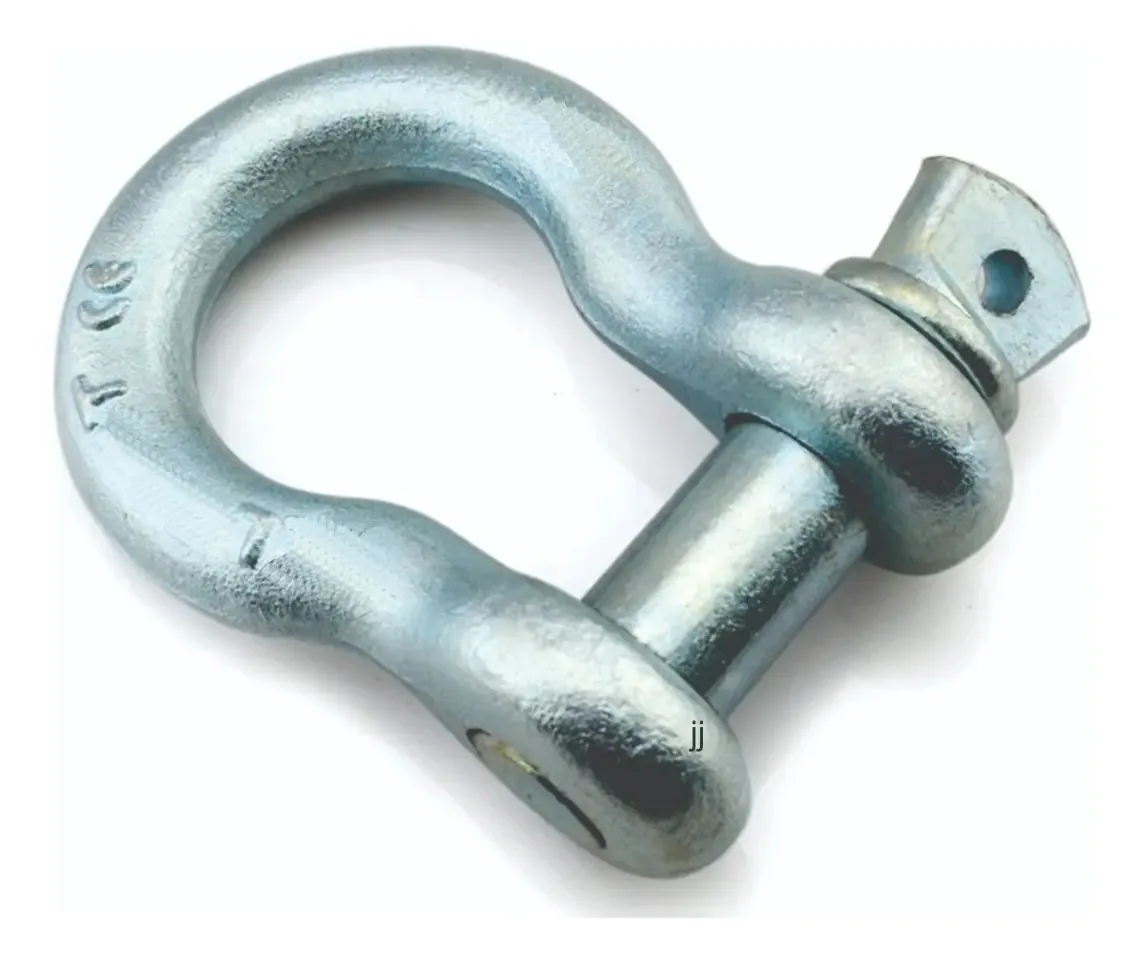 Manilha Curva Q.fix Mca-035-pr Aço Carbono 3.5cm 13,5ton