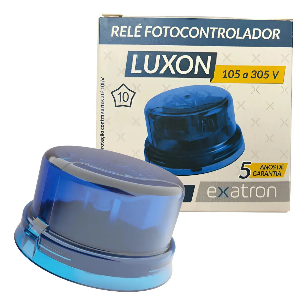 Fotocontrolador Eletrônico Exatron Luxon IP65 Exterior Bivolt