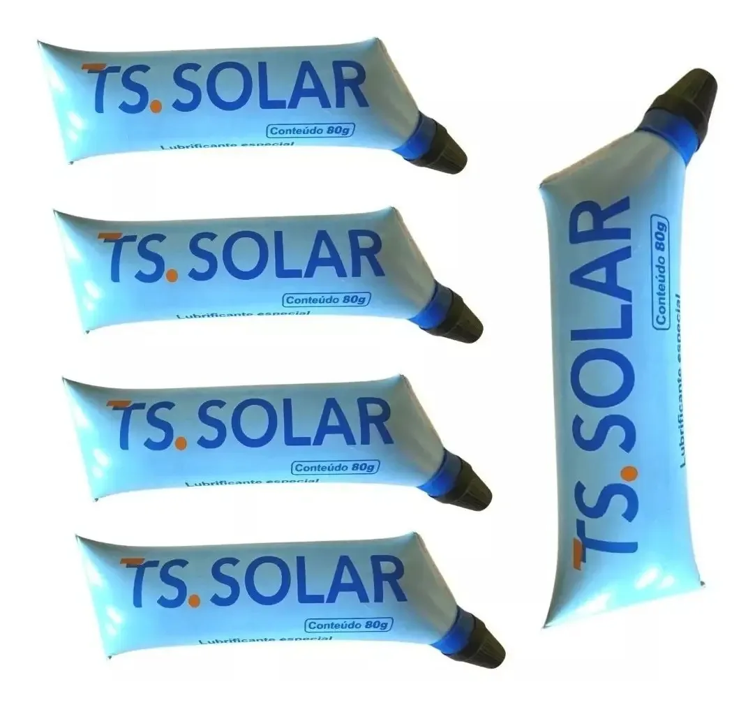 Kit 5 Graxas Lubrificante Aquecimento Solar Piscina Ts Solar