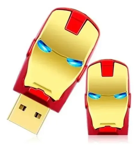 Pen Drive Homem De Ferro 64gb Usb 2.0 A Prova D'água
