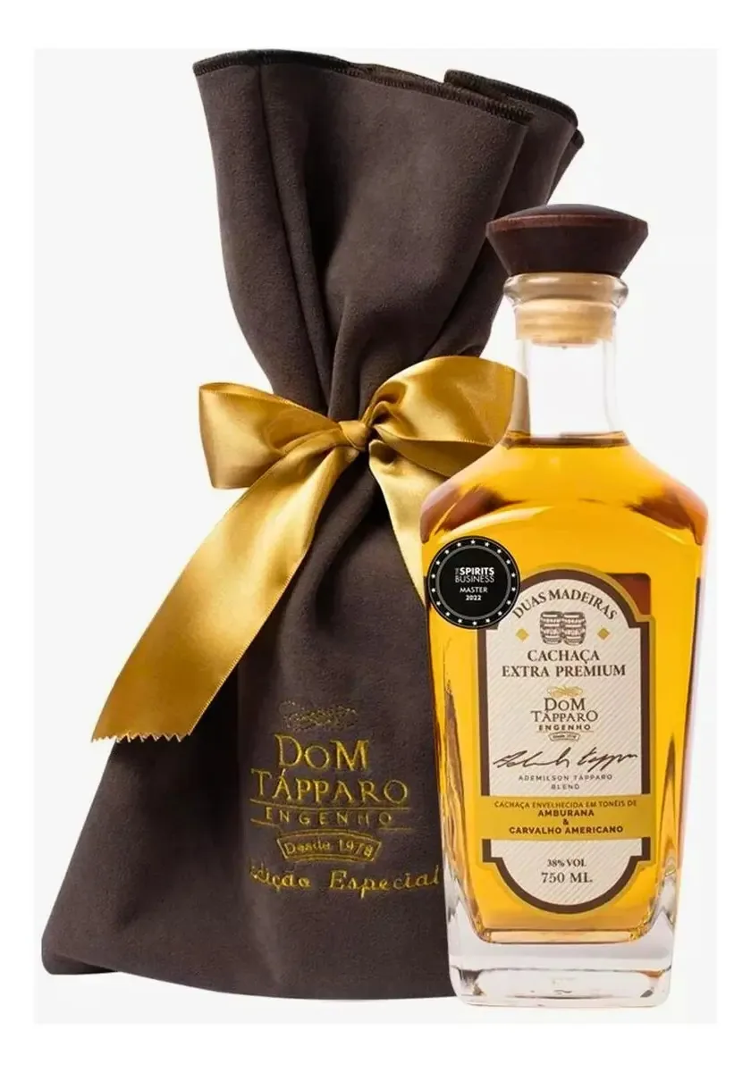 Cachaça Dom Tápparo Extra Premium Duas Madeiras 750ml