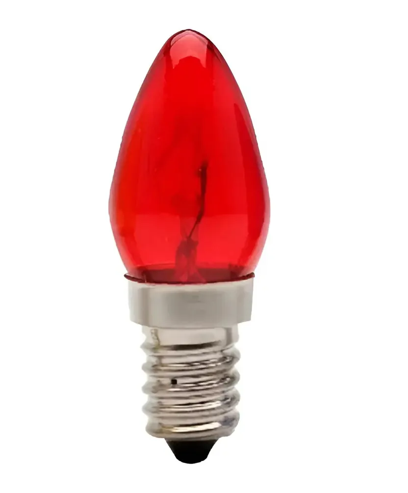 Lâmpada Incandescente Chupeta Vermelha 7W E12 Sadokin