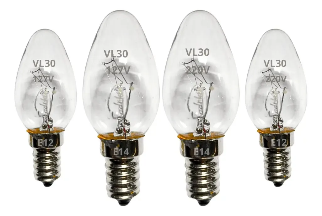 Lâmpada Especial Lustres Vl30 Clara 25w