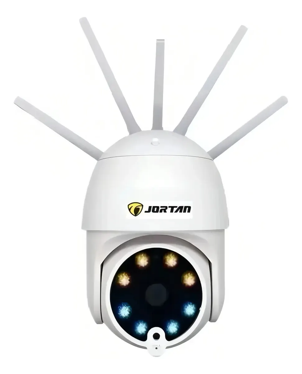 Câmera Segurança Lâmpada Sem Fio App Celular V380 Infra Led Cor Branco