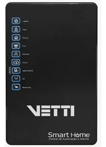 Central Smart Home Bivolt Preto Vetti