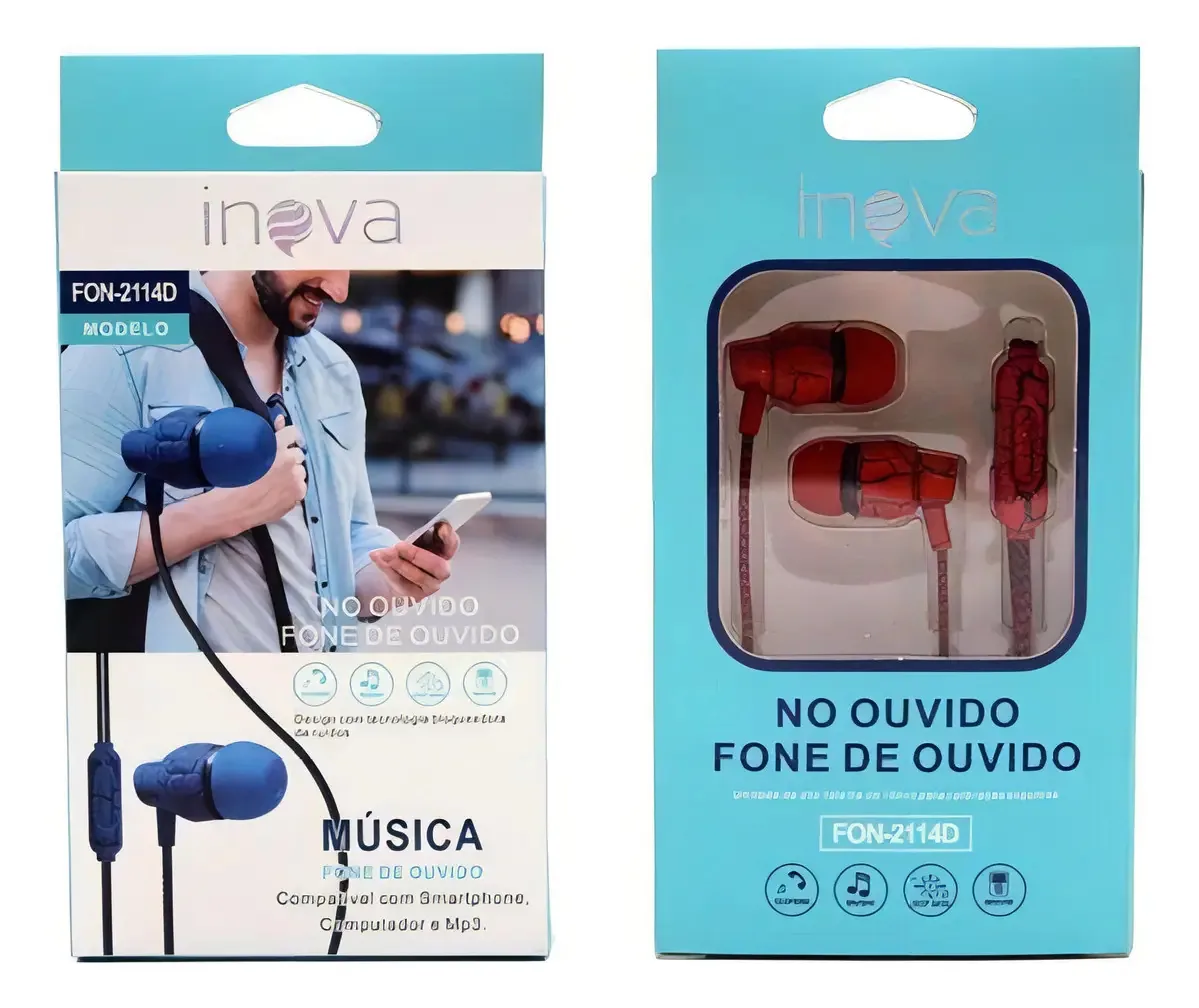 Fone De Ouvido C/mic. Fon2114d
