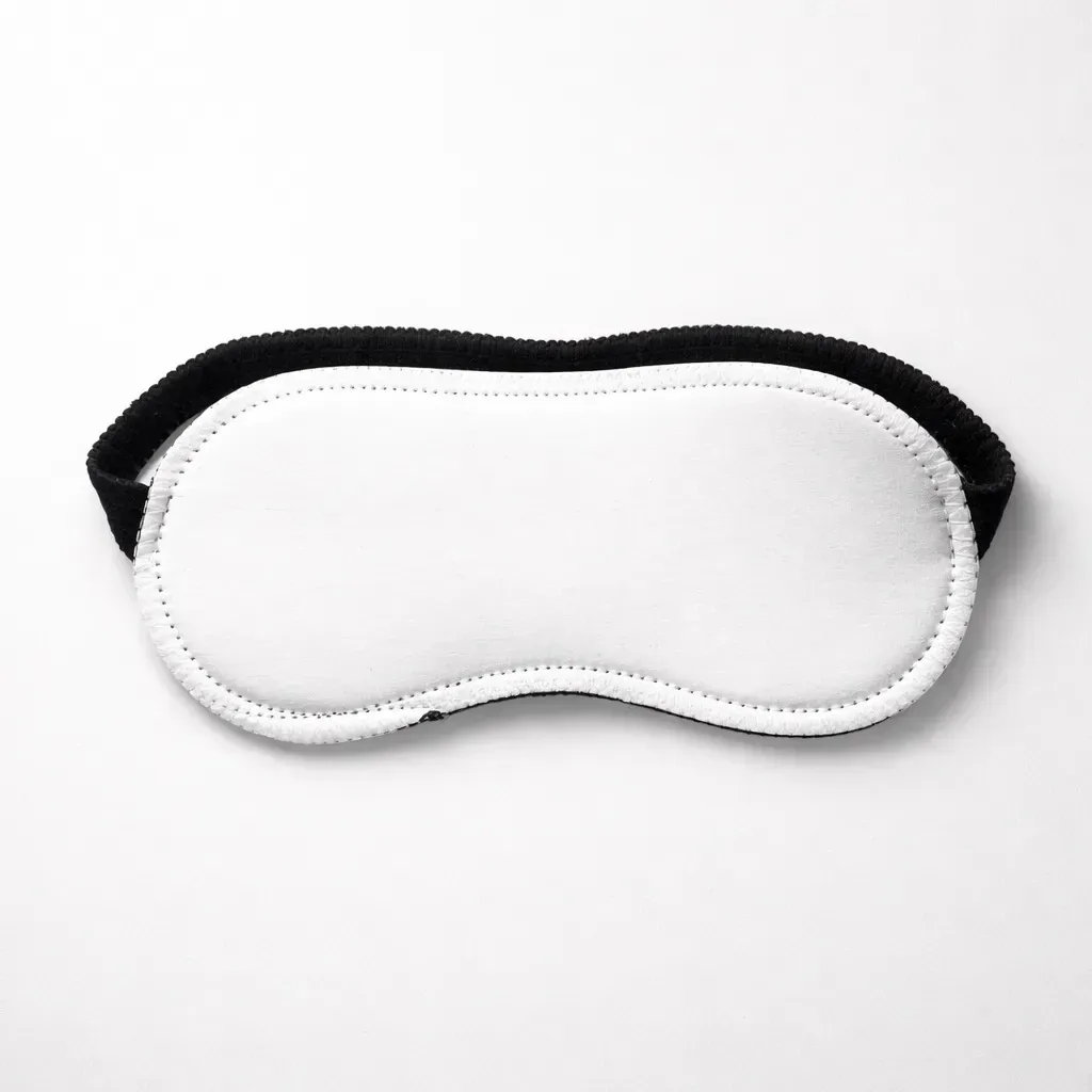 Kit 15 Máscara De Dormir Básica Sublimação Cor Branco Liso
